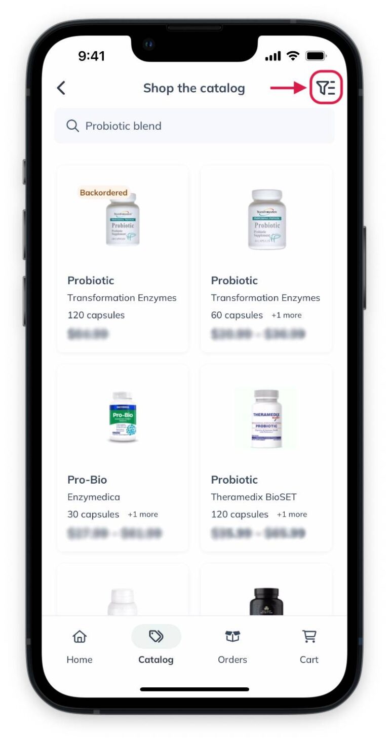 Searching the patient catalog - Fullscript Support Center