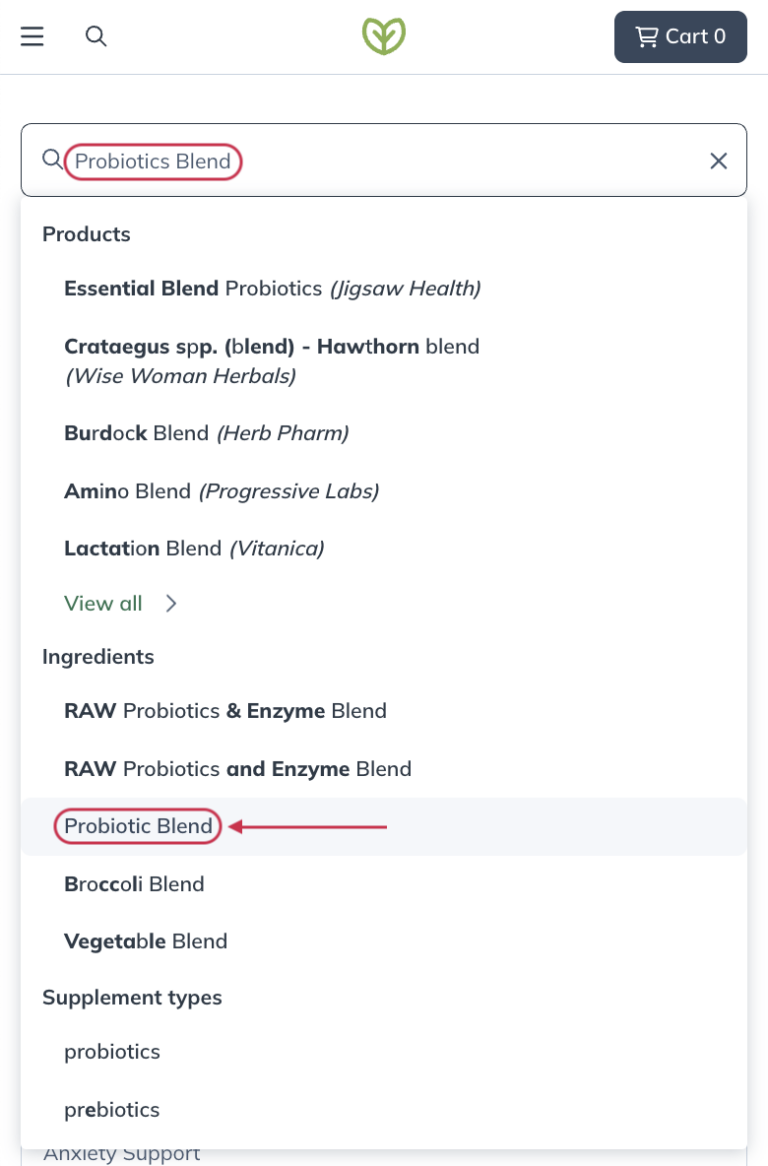 Searching the patient catalog - Fullscript Support Center