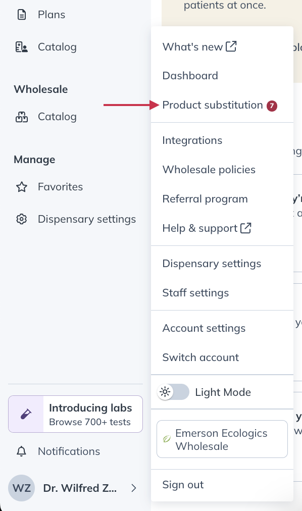 Finding the product substitioner tool