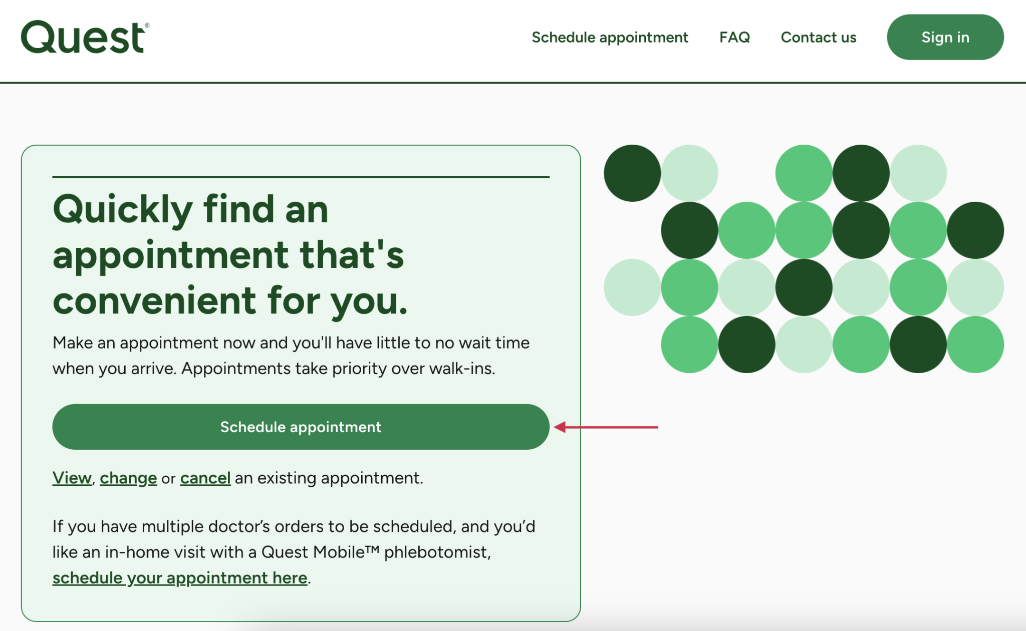 Scheduling a Quest blood draw in Arizona Fullscript Support Center